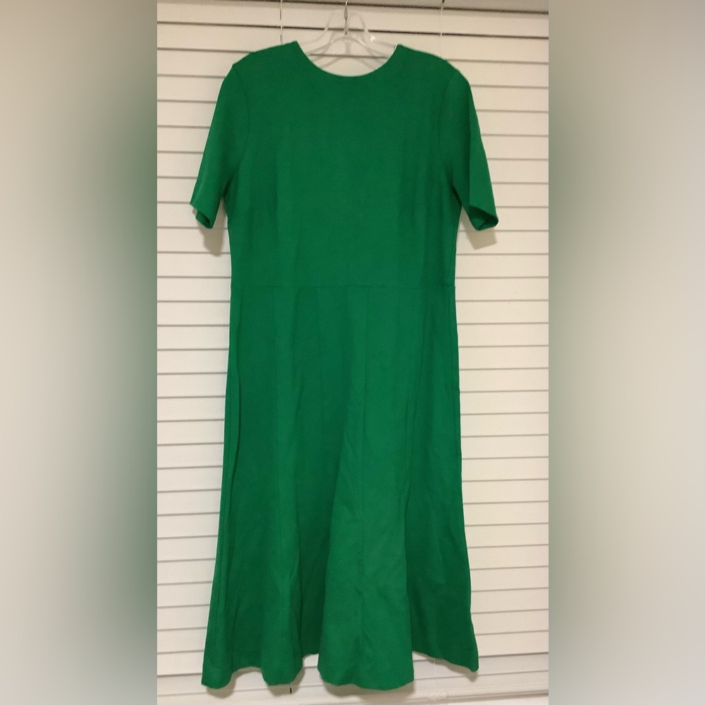 Ann Taylor Green Dress Size 14 NEW